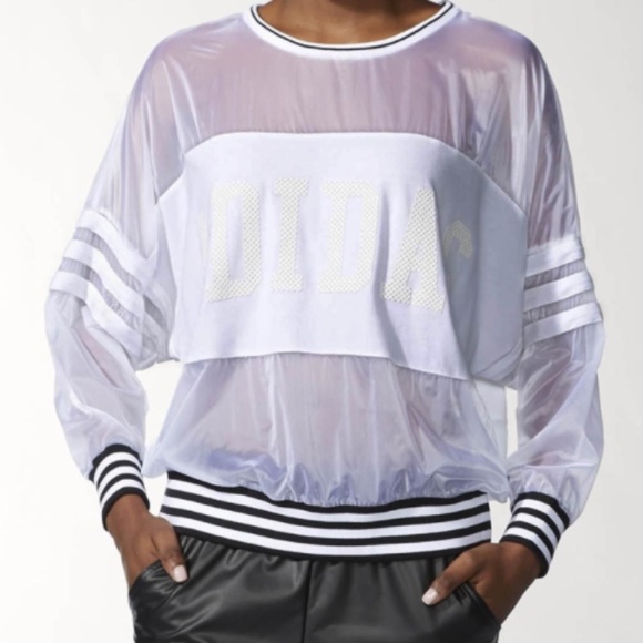 adidas sheer sweatshirt